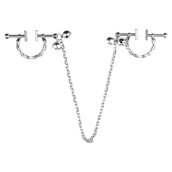Adjustable Nipple Clips Chain with Vine Non Piercing Breast Nipple Clamps - Image 2