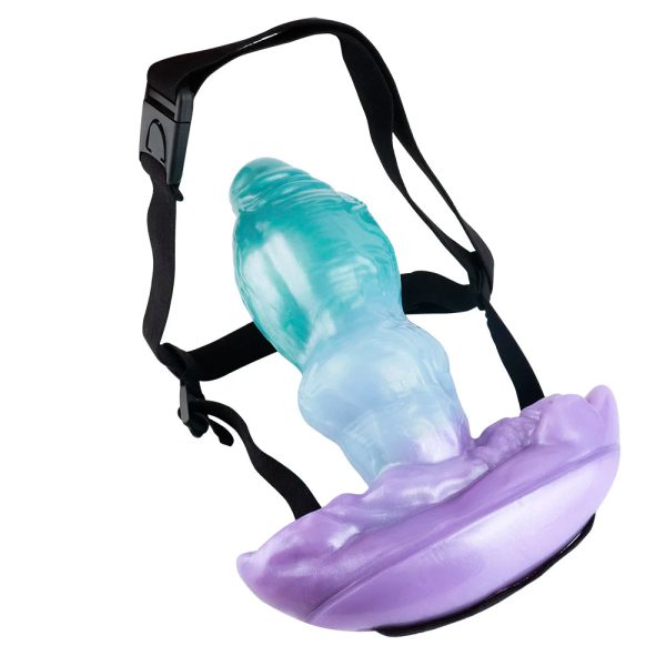 Fantasy Butt Plug Fetish Giant Design Simulated Penis 3D Textured Butt Plug - Image 19