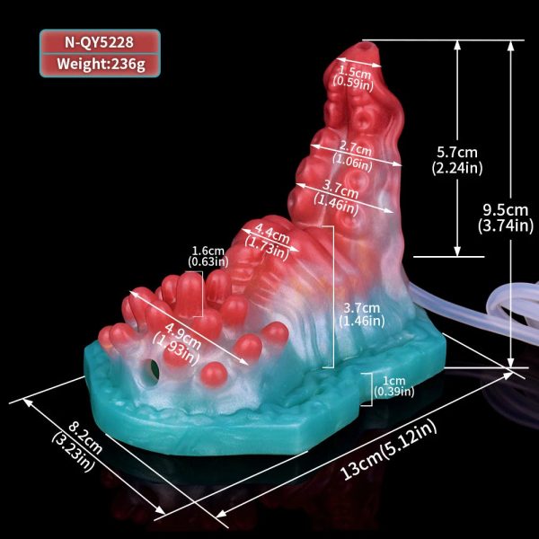 Remote Control Realistic Dildo Vibrator Sit and Ride Prostate Massager Vibrating - Image 6