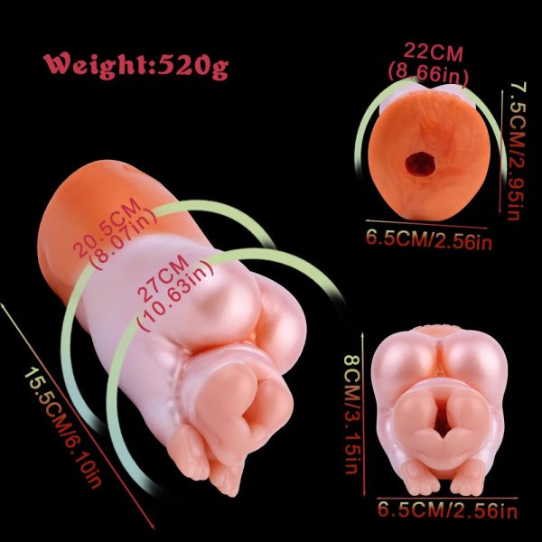 Corgl Colour Male Masturbator Soft Liquid Silicone Vagina Pocket Pussy - Image 5