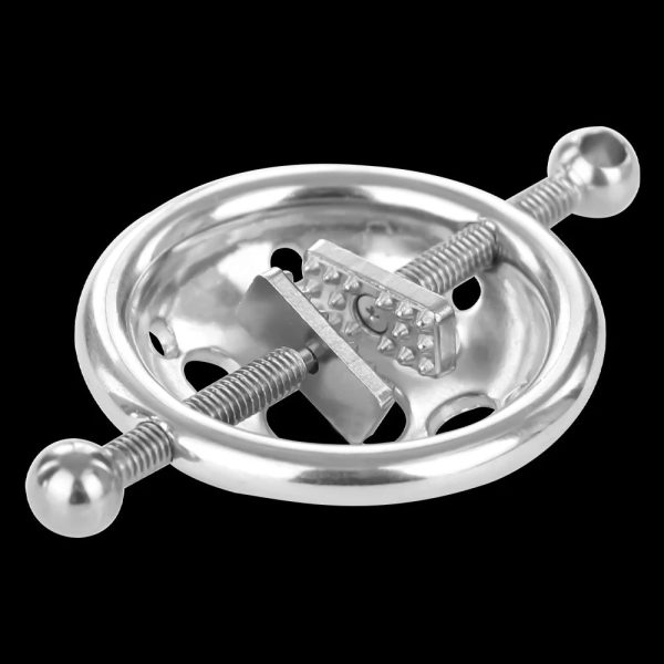 Semi-covered Nipple Clips Stainless Steel Adjustable  Nipple Clamp Sex Toys - Image 4
