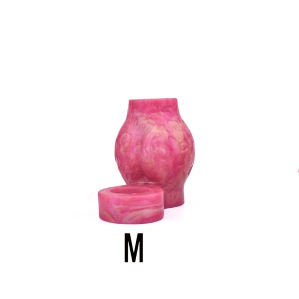 Men's Silicone Condom With Clip Men's Penis Enlargement Condom - Image 11