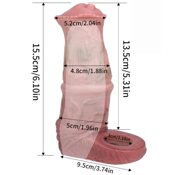 Realistic Horse Penis Simulator Male Penis Thickening And Lengthening Sleeve - Image 7