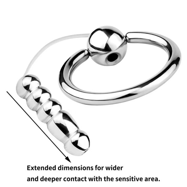 6 Sizes of Horse Eye Stick Male Prostate Stimulator Pleasure Stainless Steel - Image 3