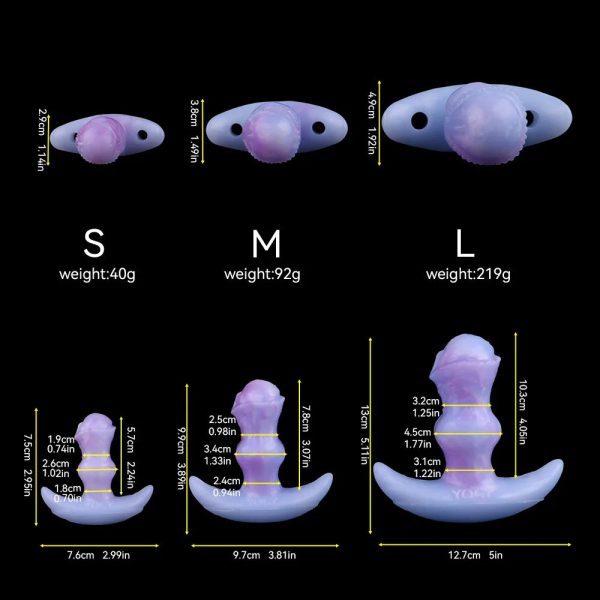 Anal Plug Fantasy Monster Penis Four Colors G-spot Stimulator - Image 7