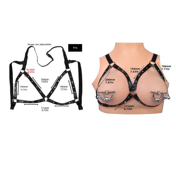 Decorations Nipple Clips Chain Non Piercing Breast Nipple - Image 5