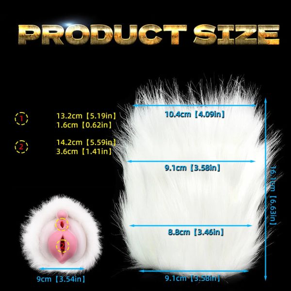 Male Masturbator with Animal Fur Free Pocket Pussy Masturbators - Image 5