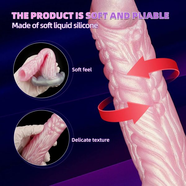 3 Sizes Soft Silicone Fantasy Ovipositor Dildo Anal Plug Sex Toys for Women Masturbator - Image 4