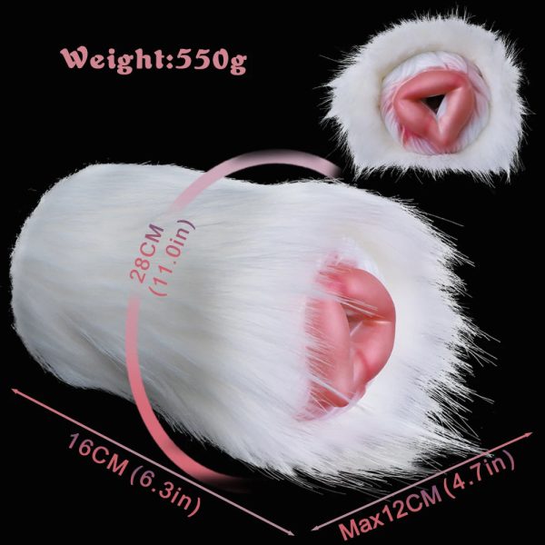 Artifical Real Vagina Masturbator With Fur Male Masturbation Cup Massage Penis - Image 7