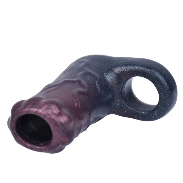 Black Penis Sleeve Extender Enlarger - Image 2