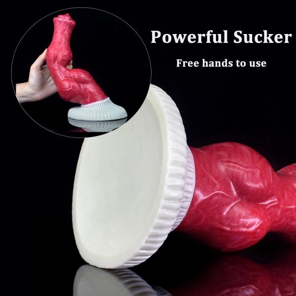 Huge Animal Dildo Vaginal G-spot With Suction Cup Horse/Wolf/Dog Penis - Image 2