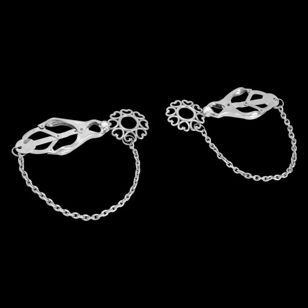 Stainless Steel Feminine Chest Chain Enhanced by Two Playful Butterfly Clips Adjustable - Image 5