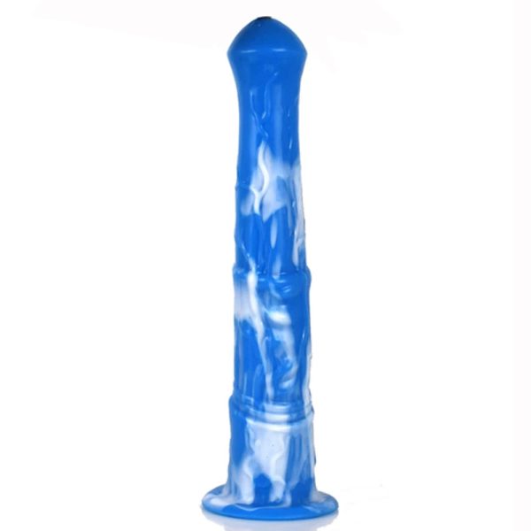 Long Horse Ejaculation Fantasy Dildo Gray Meat Color Animal Vaginal - Image 11