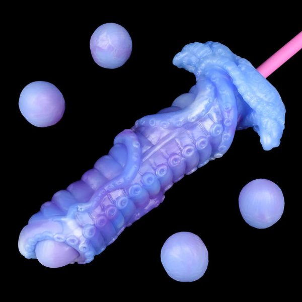 Octopuses Dildo Realistic Ovipositor Shape Tentacle Dildo Silicone Monster Dildo - Image 7