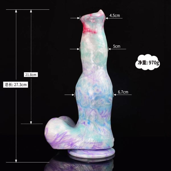 Huge Animal Dildo Vaginal G-spot With Suction Cup Horse/Wolf/Dog Penis - Image 13