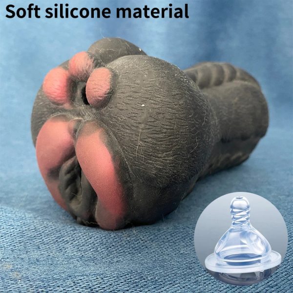Artifical Real Vagina Masturbator With Fur Male Masturbation Cup Massage Penis - Image 4