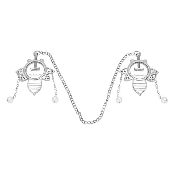 Bee Tentacles Nipple Clip with Nipple Chain Noose Adjustable Breast Stimulator - Image 2