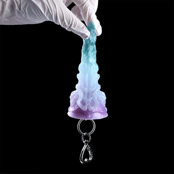 Silicone Butt Plug Pendant Hangable Anal Plug Fantasy Dildo - Image 4