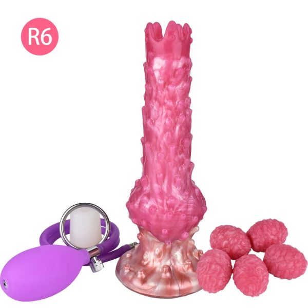 Alien Ovipositor Manual Inflatable Ovulation Lesbian Masturbator Vaginal Anus Stimulation - Image 10