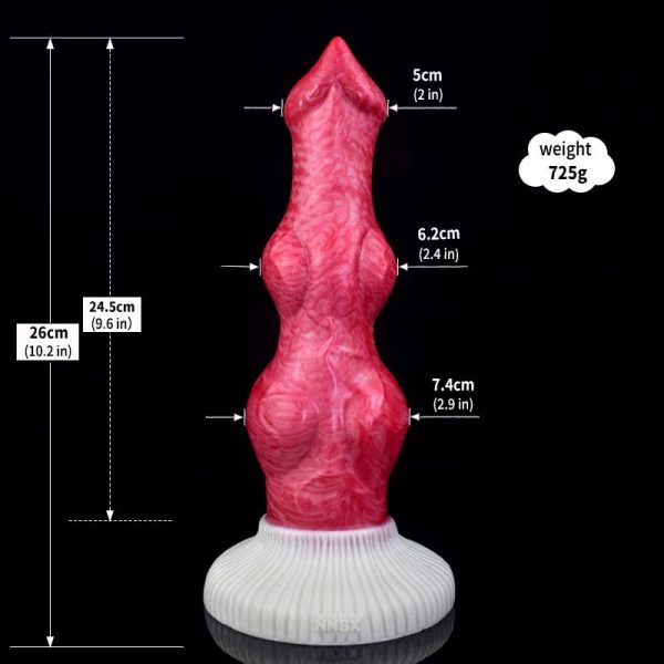 Huge Animal Dildo Vaginal G-spot With Suction Cup Horse/Wolf/Dog Penis - Image 24