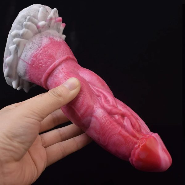 Fantasy Dildo with Knot Silicone Animal Sex Toys Wolf Dog Realistic Penis - Image 2