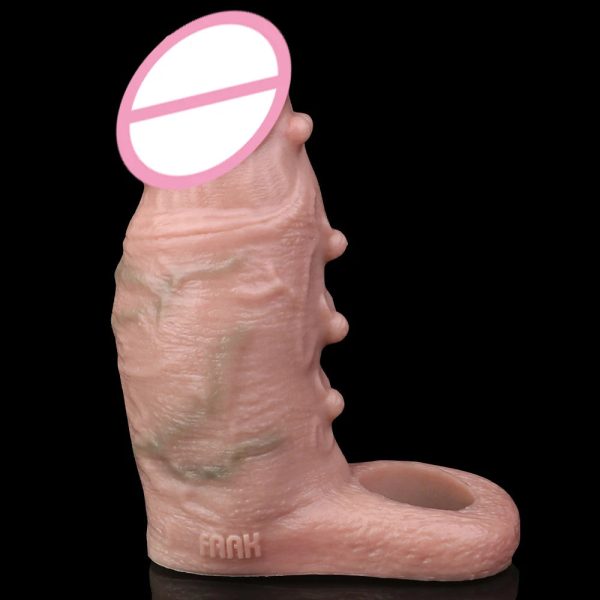 Male Penis Sleeve Thickening and Lasting Penis Sheath Realistic - Image 4