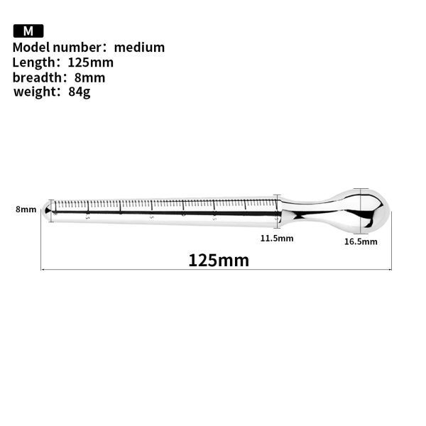 4 Sizes of Horse Eye Stick Male Prostate Pleasure Stainless Steel - Image 7