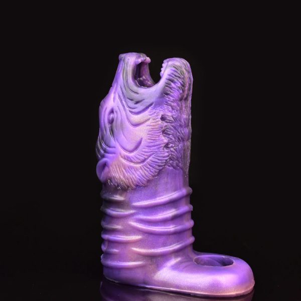 Soft Silicone Fantasy Tiger Penis Condom Male Penis - Image 4