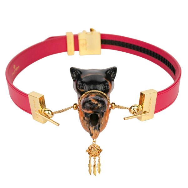 Akainu Fantasy Dog Sex Gag Leather Belt Mouth Plug - Image 11