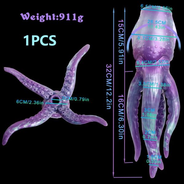 Penis Masturbation Cup Fantasy Marine Animal Lifelike Texture Simulated Vagina - Image 6