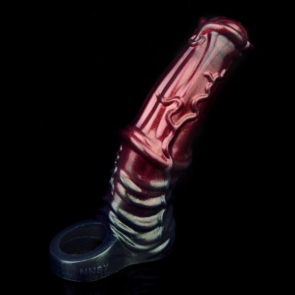 Black Penis Sleeve Extender Penis Extension Enlarger Girth Enhancer Sleeve Cock Sheath Penis - Image 8