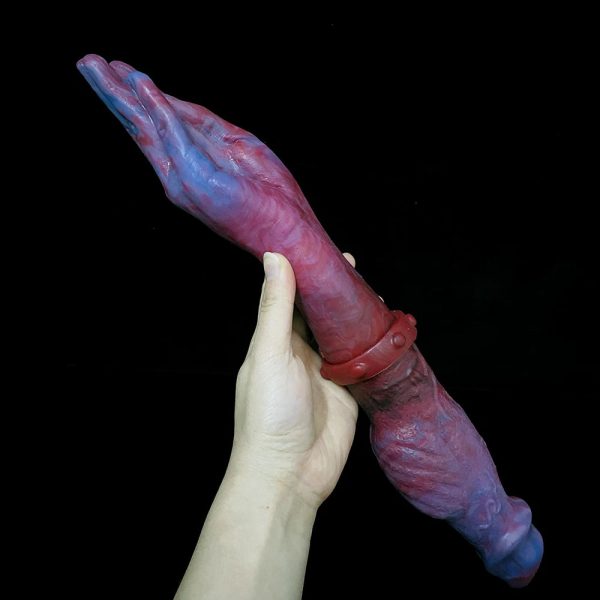 Lesbian Long Double Dildo Big Knot Animal Penis Silicone Huge Finger Shape Butt Plug - Image 6