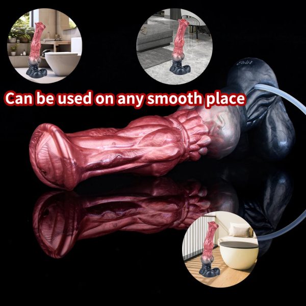 Silicone Horse Dildo With Squirting Function Fantasy Realistic Masturbators - Image 4