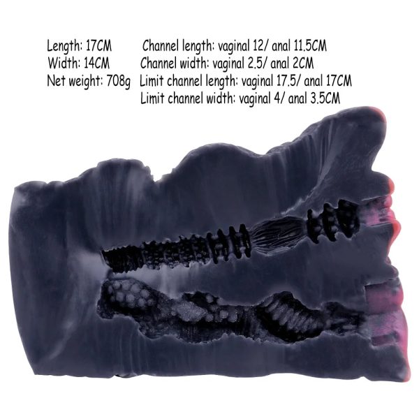 Ninny Male Masturbator Adult Sex Toys for Men with Artificial Animal Fur Realistic Vagina - Image 6