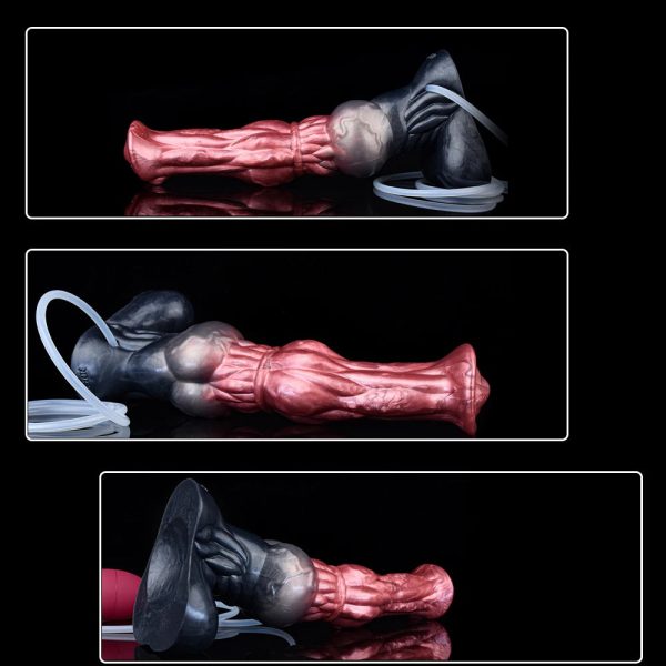 Silicone Horse Dildo With Squirting Function Fantasy Realistic Masturbators - Image 2