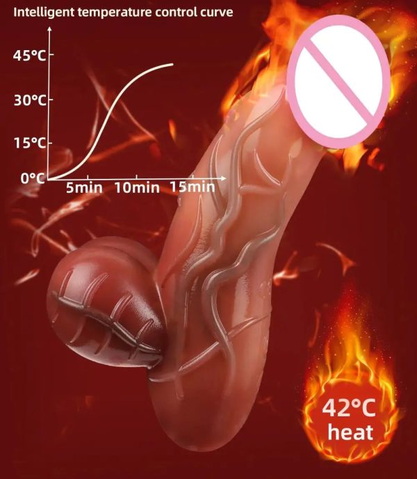 Realistic Dildo Vibrator Heating Big Penis Massager Masturbator Sex Toys - Image 5
