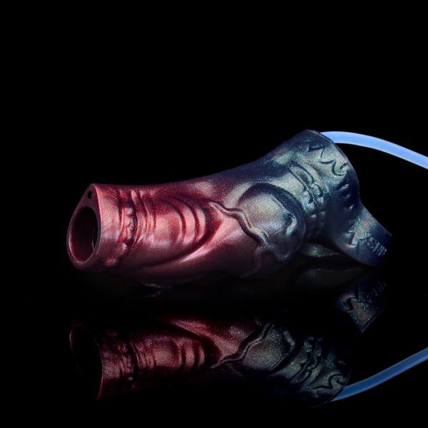 Dark Warrior Animal Hollow Water Spray Penis Sleeve  Realistic Male Sex Toys - Image 2