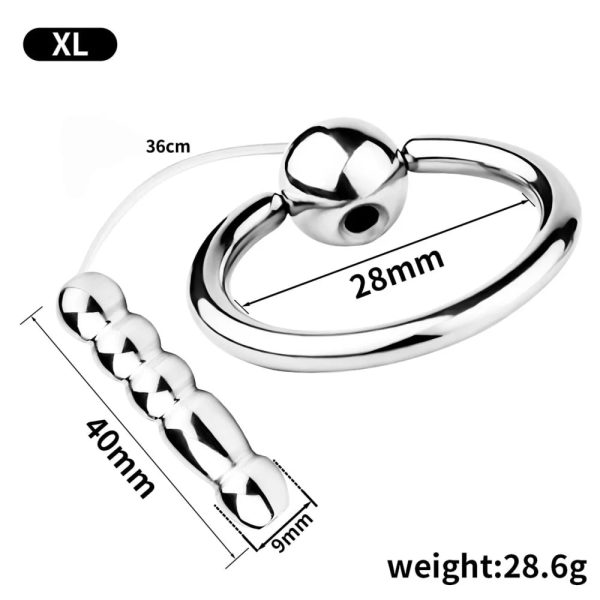 6 Sizes of Horse Eye Stick Male Prostate Stimulator Pleasure Stainless Steel - Image 10