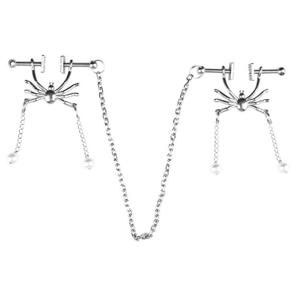 Spider Nipple Chain Clamps Clips Non Piercing Stainless Steel Adjustable Pressure Nipple Rings - Image 7