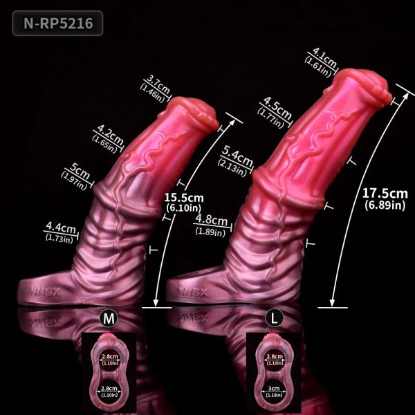 Silicone Penis Sleeve Extender Penis Extension Enlarger Girth Enhancer - Image 6