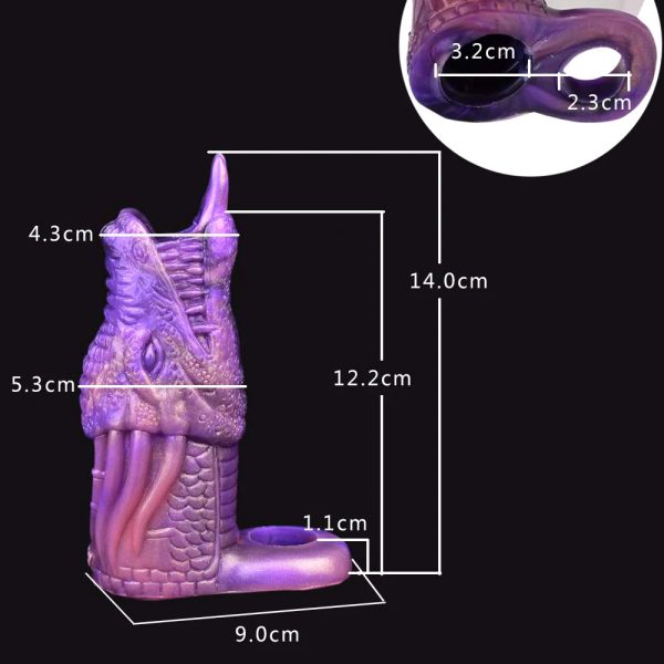 Fantasy Dragon Penis Sleeve Male Penis Enlargement - Image 6
