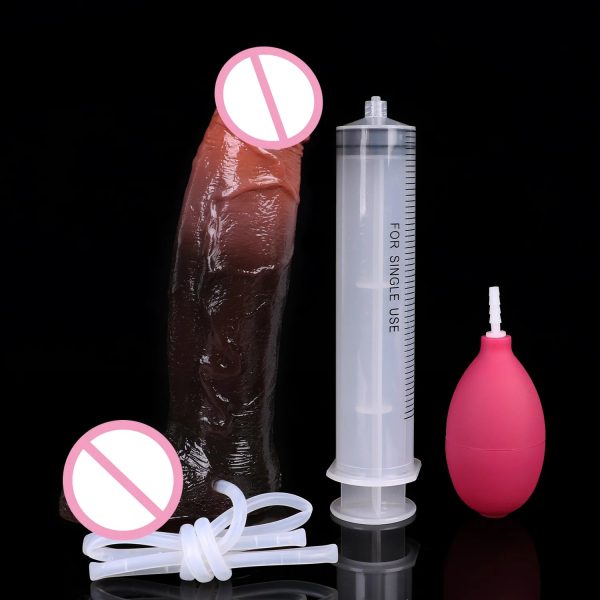 Black Silicone Dildo with Strong Suction Cup for Men Women - Image 11
