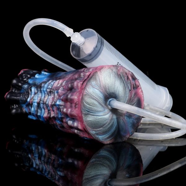 Men's Water Spraying Masturbator Fantasy Alien Male Penis Exerciser 3Dr - Image 4
