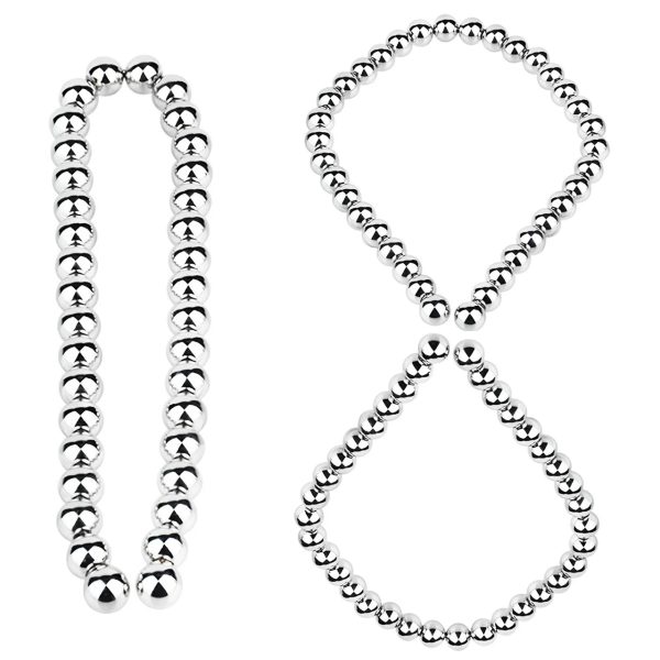 4 sizes male prostate rice shaped beads Prostate Pleasure Stainless Steel - Image 2