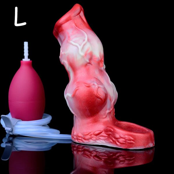 Animal Hollow Water Spray Penis Sleeve  Realistic Male Sex Toys - Image 9