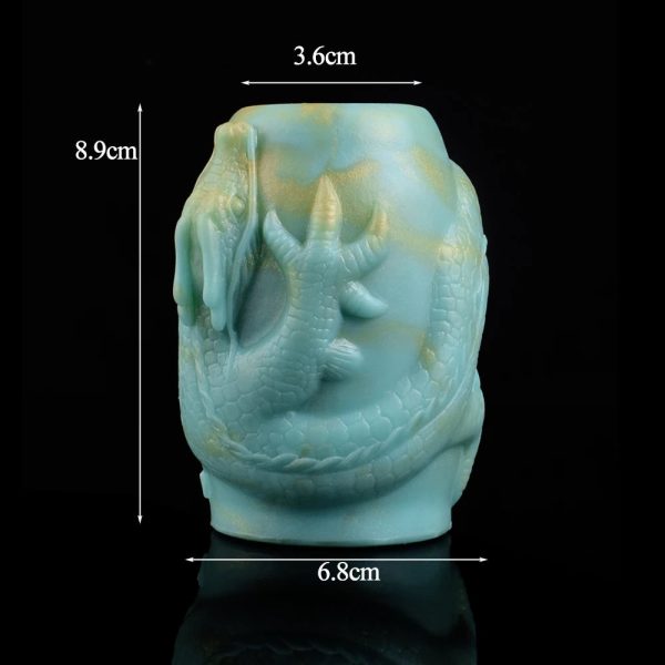 Men's Penis Enlargement Sleeve Fantasy Dragon Soft Liquid Silicone Penis - Image 18