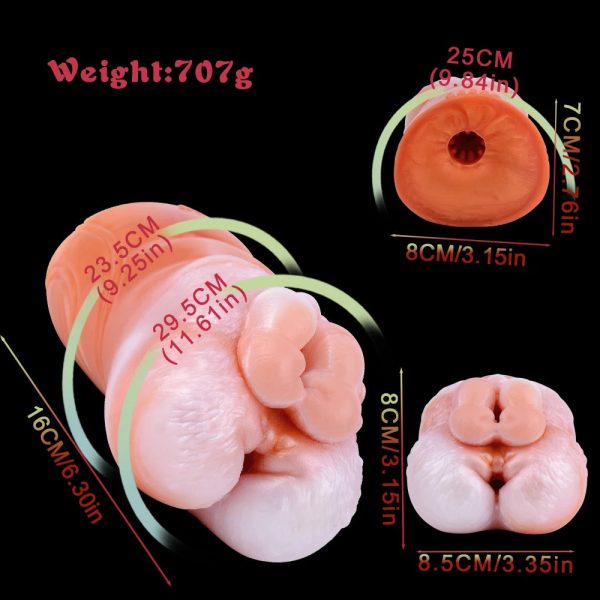 Corgl Colour Male Masturbator Soft Liquid Silicone Vagina Anal Pocket Pussy - Image 5