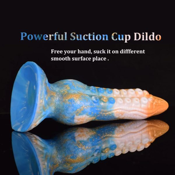 Octopus Tentacle Dildo with Strong Sucker Dog Knot Penis Cock - Image 3