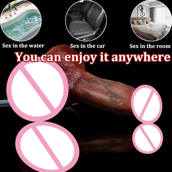 Sex Toys Simulation Ejaculation Dildo With Large Suction Cup - Image 5
