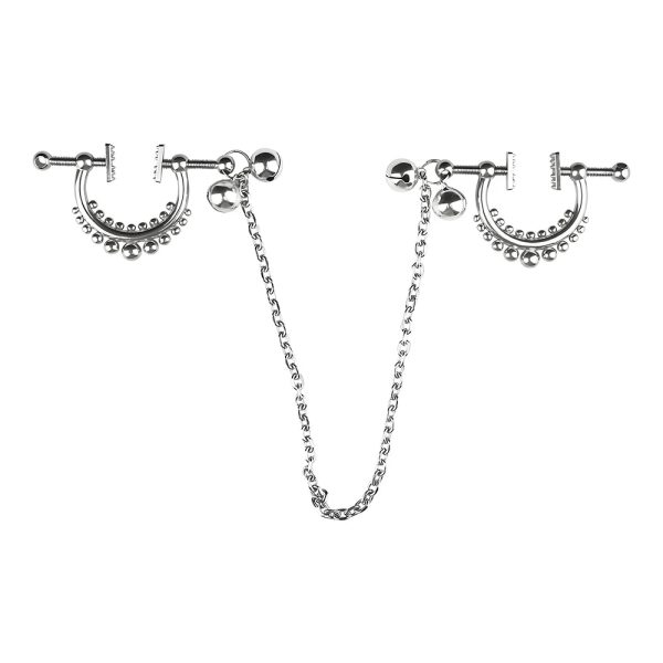 Rings Bar Nipple Rings Stainless Steel Clip on Nipple Rings  Body Nipple - Image 2